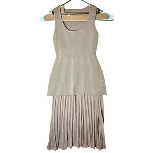 XL Stretch Brown Boutique Dress - New & Never Worn
